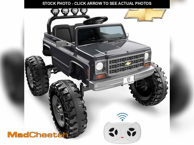 Lot 74-14288622 - Chevrolet Cheyenne 24V 7Ah Kids Ride on Truck Car, Wisairt 2 Seater Battery Powered Electric Vehicle...