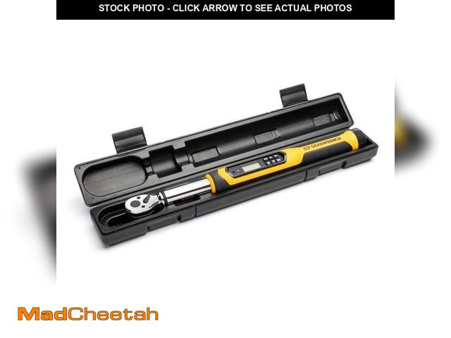 Lot 74-13667644 - GEARWRENCH 3/8 in. Drive 10-100 ft./lbs. Electronic Torque Wrench - UNUSED