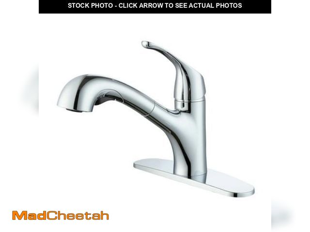 Lot 74-12422841 - Mainstays Pull Out Kitchen Faucet in Chrome - UNUSED