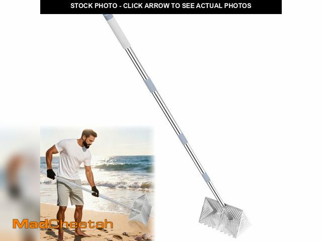 MadCheetah.com - Lot 74-13247610 - Sand Flea Rake, 65-Inch Long Handle ...