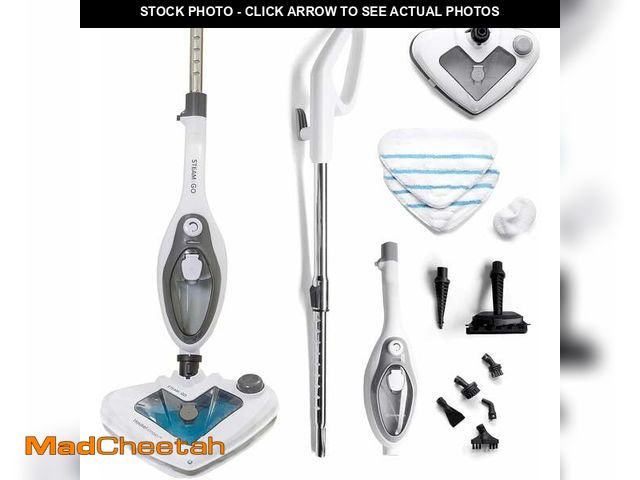 Lot 74-12890414 - Steam &amp; Go 10-in-1 Steam Cleaner with Detachable Base Steamer Mop Floor Cleaner - UNUSED