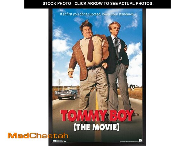 Lot 74-12760551 - Trends International Tommy Boy - One Sheet Wall Poster, 34L x 22.4W, Black Framed Version - UNUSED