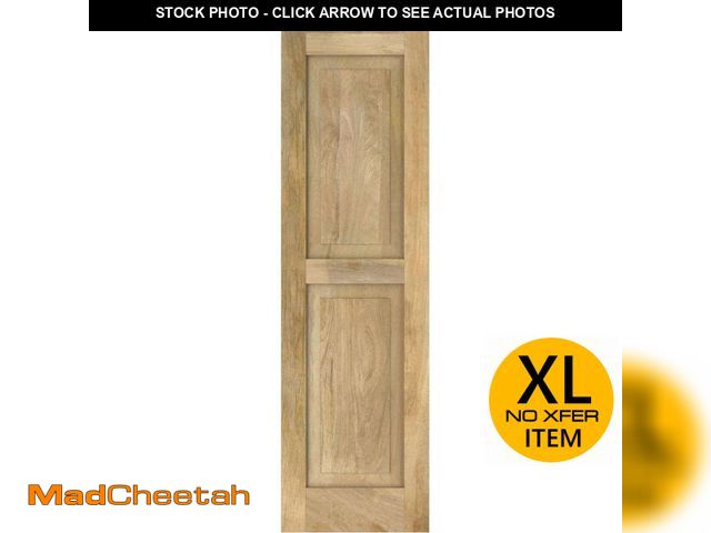 Lot 74-13071004 - Ekena Millwork 15-in W x 66-in H Americraft Two Equal Raised Panel Exterior Real Wood Shutters (Per ...