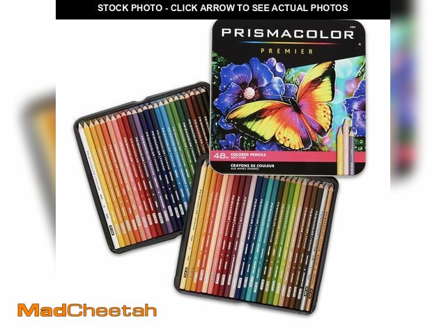 Lot 74-12716207 - Prismacolor Premier Colored Pencils, Soft Core, 48 Count - Ultra-Smooth, Durable,Vibrant Colors - UN...
