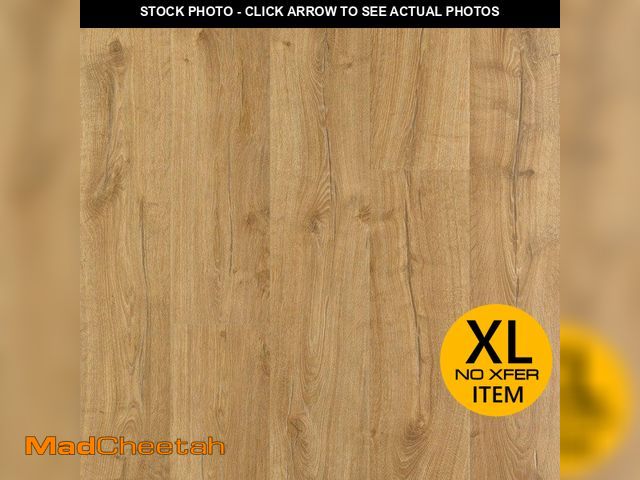 Lot 74-12683554 - Pallet of Pergo Outlast+ Marigold Oak 12 mm T x 7.4 in. W Waterproof Laminate Wood Flooring (137.41 ...