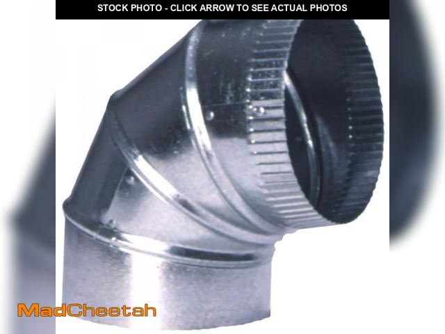 Lot 74-9431276 - Master Flow 26-Gauge 14 in. 90-Degree Adjustable Elbow - USED