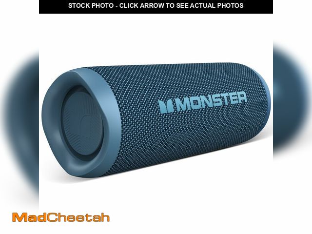 Lot 74-14211479 - Monster S620 Bluetooth Speaker, Wireless Portable Outdoor Bluetooth Speakers, 60W True Wireless Ster...