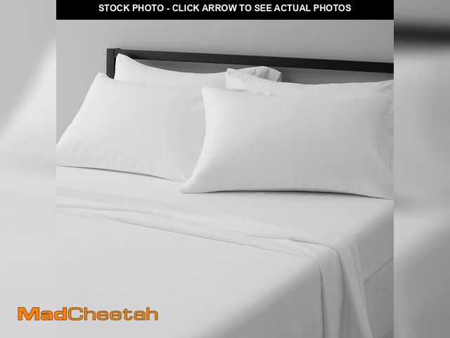 Lot 74-12698589 - Basics Soft, Luxury Breathable King Size Wrinkle Free Bed Sheets, Deluxe Microfiber 4-Piece, Bright ...