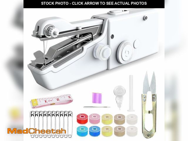Lot 74-12972933 - Handheld Sewing Machine - Portable Mini Sewing Machine with Accessories Kit for Beginners DIY - UNUS...