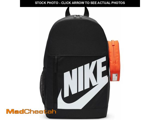 Lot 74-14211845 - Nike Kid's Elemental Backpack (20L), Dark Smoke Grey/Orange/White, MISC - UNUSED