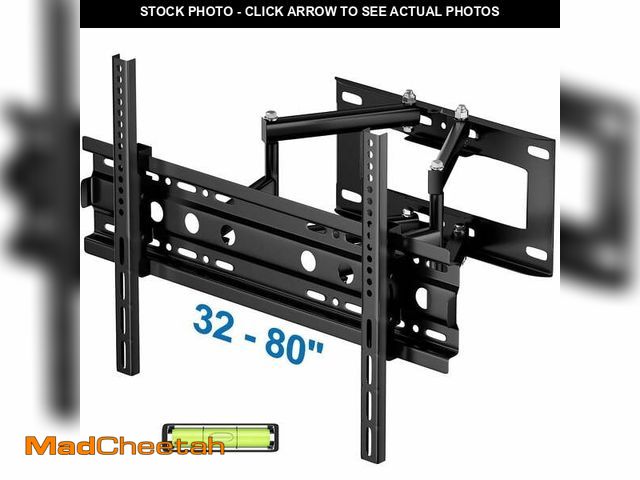 Lot 74-14086575 - Full Motion TV Wall Mount Bracket for 32-80 inch TVs, Articulating Arms with Swivel Tilt Extension, ...