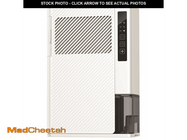 Lot 74-13957576 - AEOCKY 1200 sq.ft Rotary Dehumidifier 10 Pint Dehumidifier for Bedroom with Drain Hose,Never Frost,U...