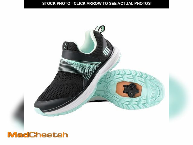 Lot 74-13630304 - Spinning Shoes Women's Cycling Shoes - SPD Compatible Indoor/Outdoor Bike, Breathable &amp; Comforta...