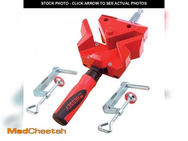 Lot 74-9669238 - BESSEY 2 in. Capacity 90-Degree Angle Clamp with 1-1/8 in. Throat Depth (MISSING PIECE) - USED