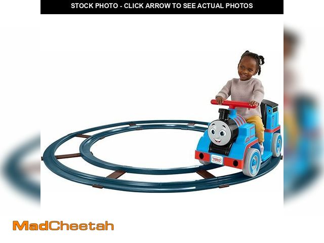Lot 74-12572045 - Power Wheels Thomas &amp; Friends Ride-On Train, Thomas with Track, Battery-Powered Toddler Toy for ...
