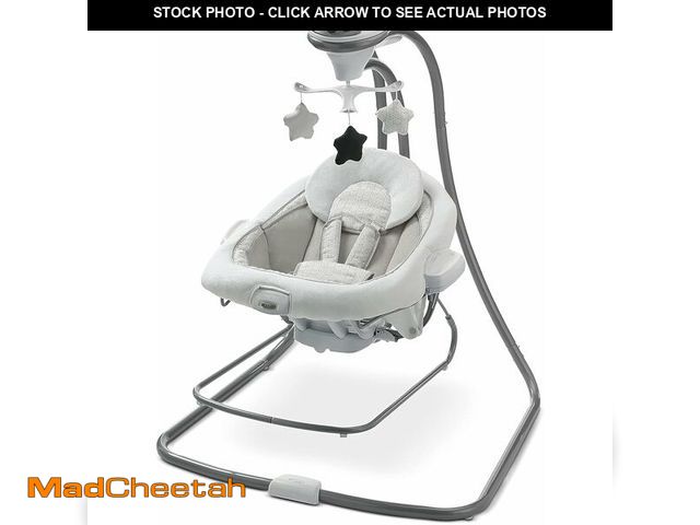 Lot 74-13086991 - Graco DuetConnect LX Portable Baby Swing and Bouncer, Multi-Direction Baby Bouncer Seat, Multiple Sw...