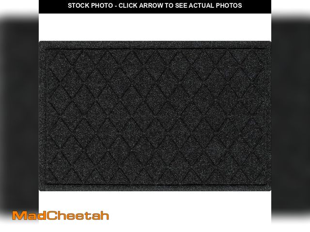 Lot 74-14589443 - Bungalow Flooring Waterhog Argyle Charcoal 23 in. x 35 in. PET Polyester Indoor Outdoor Door Mat 203...