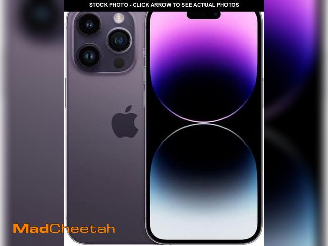 Lot 74-11974669 - Apple iPhone 14 Pro, 128GB, Deep Purple - Unlocked (Renewed Premium) - USED
