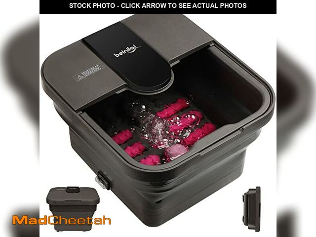 Lot 74-10822589 - Beinilai Collapsible Foot Spa,Foot Bath with Heat and Massage and Bubble Jets,Foot Soak Tub with Six...