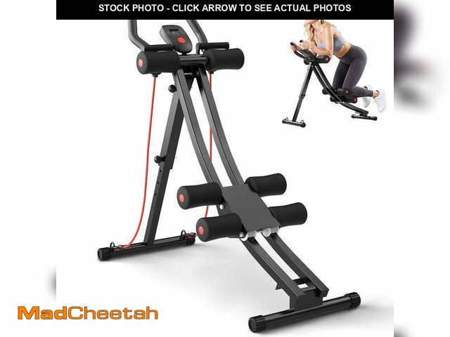 Lot 74-12837024 - HIJOB Foldable Abdominal Trainers Fitness Equipment Machine with LCD Display for Home Gym Full Body ...