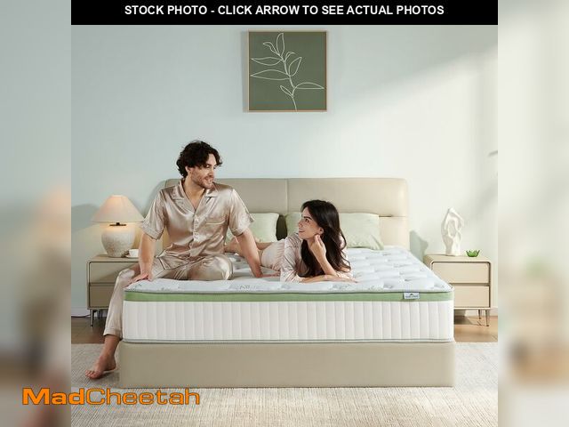 Lot 74-12614941 - SNFPNE Queen Size Mattress 12 Inch, Medium Firm Memory Foam Hybrid Mattress with Individual Pocket S...