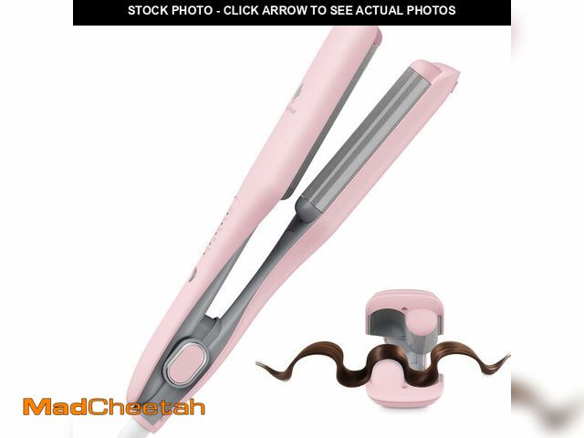 Lot 74-12710910 - Curling Iron Hair Crimper Waver, MiroPure Beach Waves Curling Wand 1 inch with 30S Fast Heating &amp...