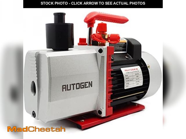 Lot 74-3814535 - (2 PIECES ARE CRACKED ) AUTOGEN 2-Stage Air Vacuum Pump 7CFM 0.3 Pa for HVAC/Auto AC Refrigerant Rec...