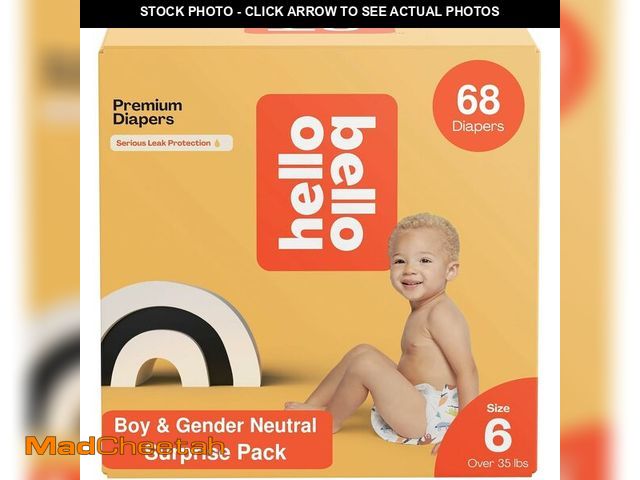 Lot 74-14067329 - Hello Bello Premium Baby Diapers Size 6 I 68 Count of Disposable, Extra-Absorbent, Hypoallergenic, a...