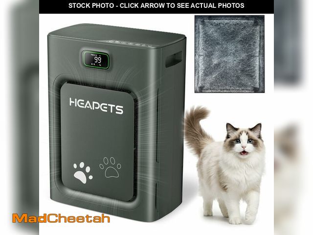 Lot 74-14338256 - Pet Air Purifier for Home Large Room 2500 sq ft,H13 HEPA Washable Double-Sided Filter,Air Cleaner fo...