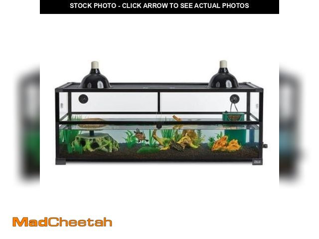 Lot 74-12242855 - Zilla Aquatic Turtle QuickBuild Habitat 47Ã¢â¬Âx15Ã¢â¬Âx18Ã¢â¬Â - USED