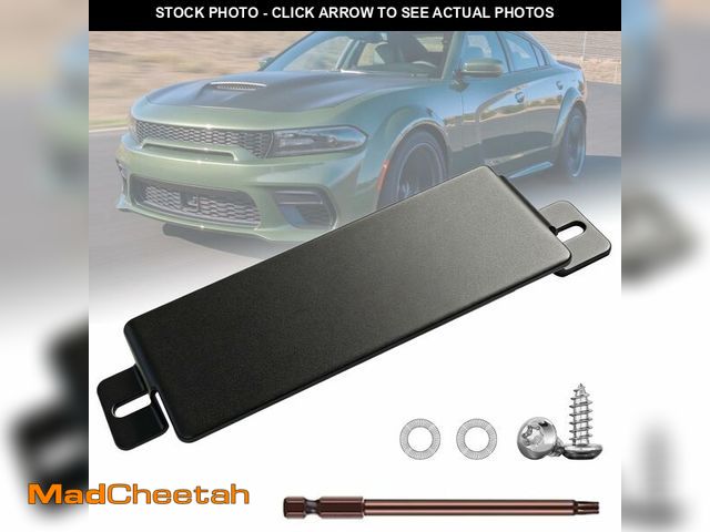 Lot 74-14386247 - Upgrate Anti-Theft Neutral Cover Plate Steel Compatible with Dodge Charger 2015-2023, Easy-Align Ins...
