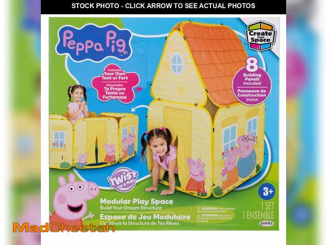 Lot 74-12890074 - Peppa Pig Customizable Tent - UNUSED