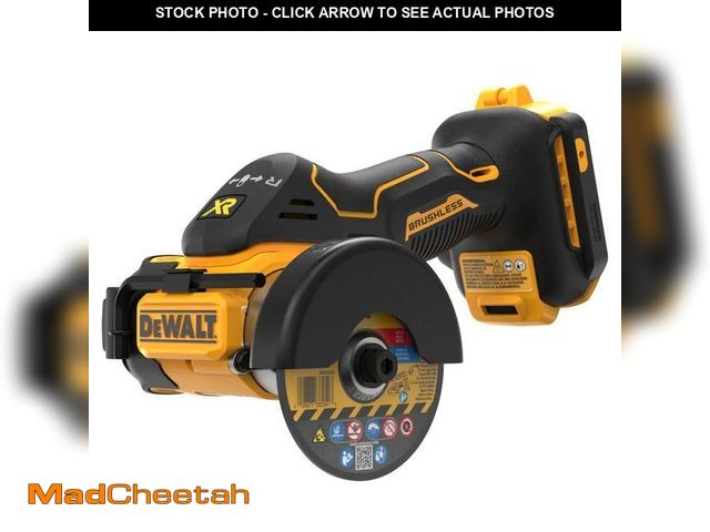 Lot 74-14467753 - *DIRTY/SCRATCHED* DEWALT 20V XR Cordless 3 in. Cut-Off Tool (Tool Only) DCS438B *DIRTY/SCRATCHED*  -...