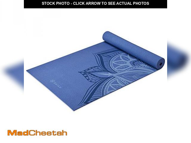 Lot 74-12399792 - Gaiam Yoga Mat - 5mm Thick Yoga Mat - Non-Slip Exercise Mat for All Types of Yoga, Pilates &amp; Flo...