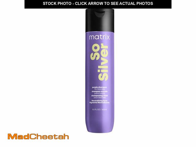 Lot 74-14336940 - Matrix So Silver Purple Shampoo - Neutralizes Yellow Tones, Color Depositing, Brightening &amp; Toni...