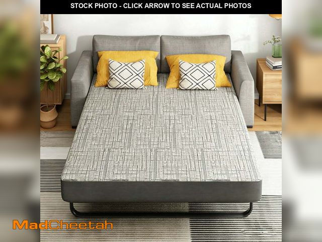 Lot 74-14259745 - 4 Inch Full Size Foldable Mattress, Pull Out Sofa Replacement Mattress, Bed Memory Foam Mattress Mat...