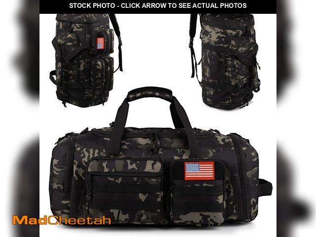 Lot 74-12706278 - Tactical Gym Bag for MenÃ¯Â¼Å70L Large 3 in 1 Sports Duffle Bag with Shoes Compartment for Travel,W...