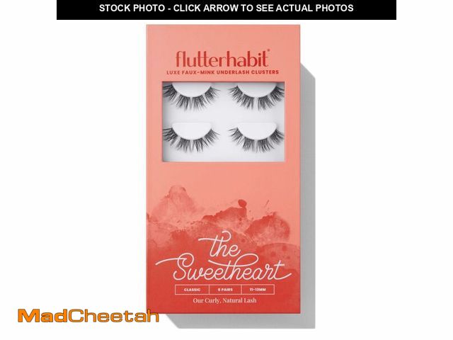 Lot 74-13949810 - FlutterHabit The Sweetheart prepTECH Classic 6 Pair Underlash Extensions, 11Ã¢â¬â13mm Natural Cur...