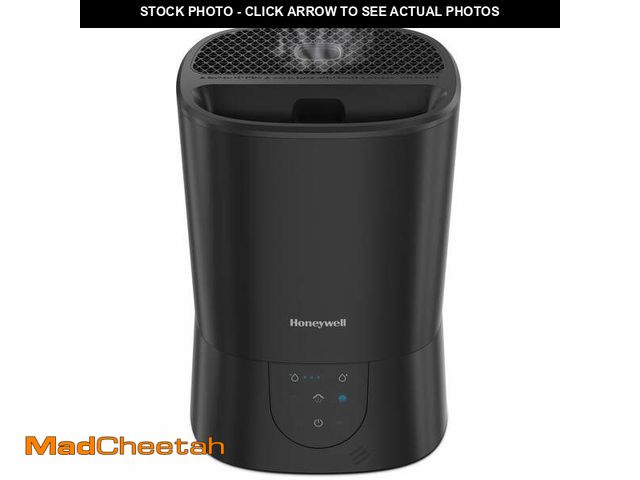 Lot 74-12556514 - Honeywell 1.5 gal. 500 sq ft Filter Free Warm Mist Humidifier with Essential Oil Cup, Black, HWM440 ...