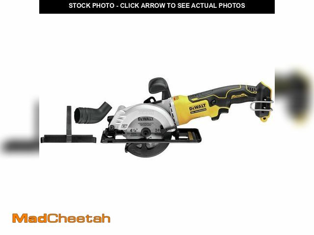 Lot 74-13827307 - DEWALT ATOMIC 20V MAX* Circular Saw, 4-1/2-Inch, Tool Only (DCS571B) - UNUSED