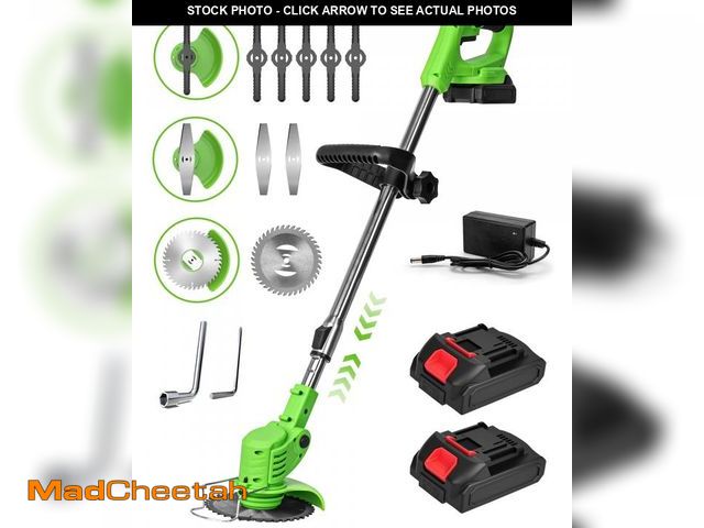 Lot 74-12514524 - YAHHU 21V Cordless 3-in-1 Weed Wacker, Trimmer, Edger &amp; Mower with Multi-Blade System for Effort...