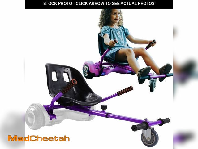 Lot 74-13709792 - (MISSING HARDWARE) Hoverboard Seat Attachment for 6.5Ã¢â¬Â-10Ã¢â¬Â Hover Board, Buggy Go Kart Co...