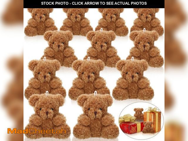 Lot 74-13574741 - Sotiff 12 Pcs Mini Plush Bear Bulk 4 Inch Stuffed Bears Soft Tiny Animal Doll DIY Keychains Gifts fo...