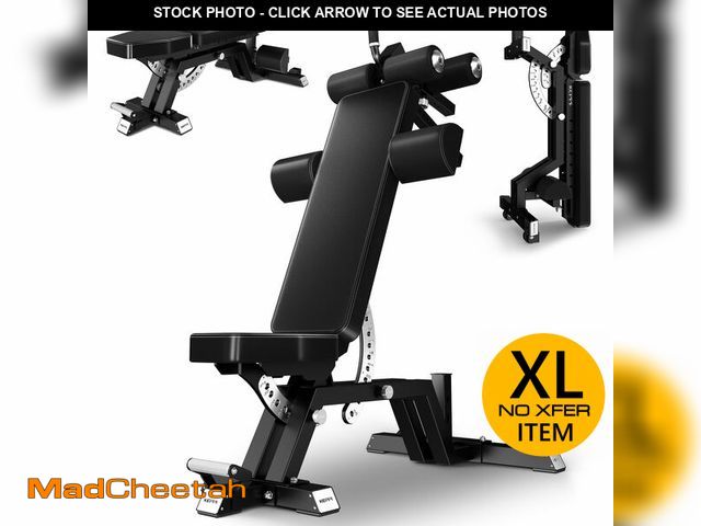 Lot 74-13117283 - KeppiFitness Weight Bench, 1500LBS Capacity Workout Bench, 17Ã¢â¬Â Bench Press Height, 11+8 Adjust...