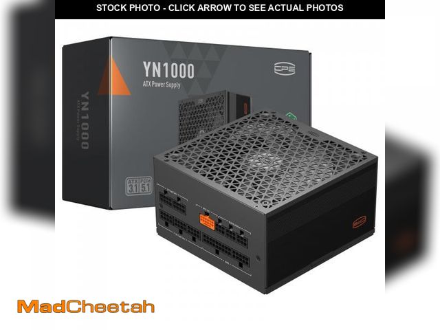 Lot 74-12119431 - PCCOOLER CPS YN1000 Power Supply, 1000W 80 Plus Gold Certified Fully Modular PCIe 5.1 &amp; ATX 3.1 ...