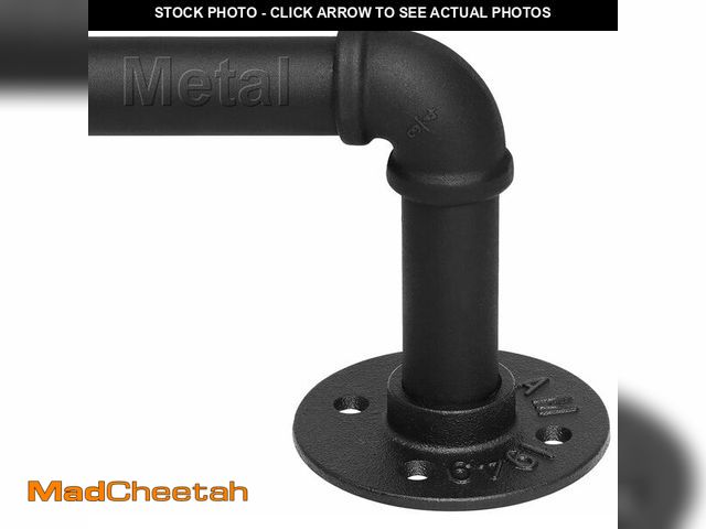 Lot 74-14338889 - Refrze Industrial Blackout Curtain Rod, 34-48 Inch, 1 Inch Diameter, Heavy Duty, Adjustable, Wrap Ar...