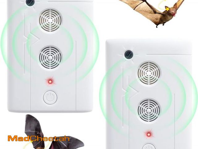 Lot 74-12302357 - 2025 Upgraded Ultrasonic Bat Repellent for Attic, Plug in Bat Deterrent Devices for Indoor Use, Frie...