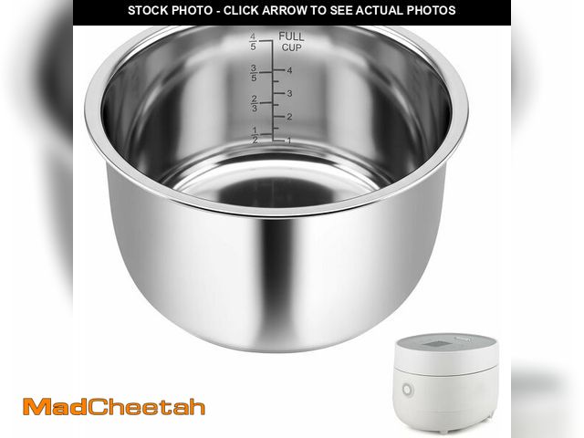Lot 74-14596826 - Stainless Steel Inner Pot Compatible with CUCKOO CR-0675FW Rice Cooker - UNUSED