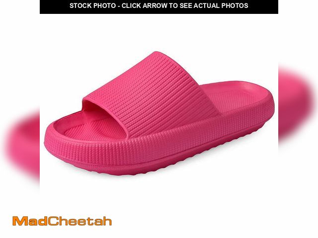 Lot 74-14261381 - VONMAY Unisex Slides Sandals Soft Thick Sole Non-Slip Pillow Sandals W9-10/M7-8 - UNUSED