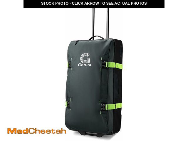 Lot 74-13108004 - Gonex Rolling Duffle Bag with Wheels, Water-repellent 30 inch Nylon Large Wheeled Travel Duffel Lugg...